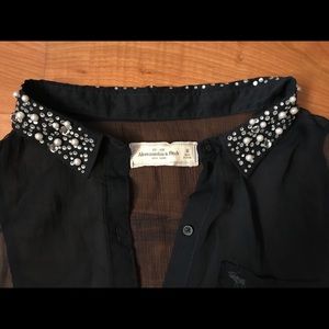 Sheer Abercrombie and Fitch tank top